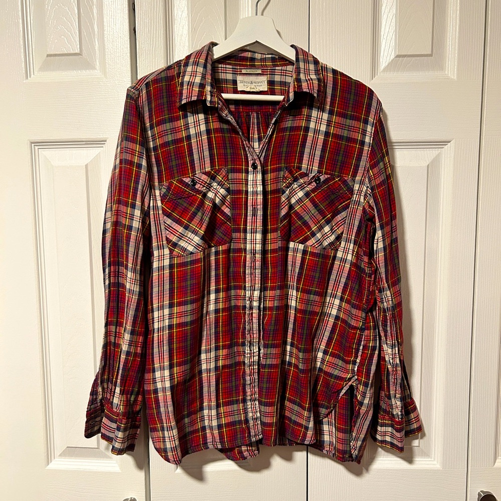🏴󠁧󠁢󠁳󠁣󠁴󠁿 Ralph Lauren Denim & Supply Plaid Shirt | XL/TG